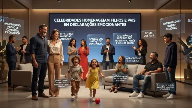 Celebridades Homenageiam Filhos e Pais em Declarações Emocionantes